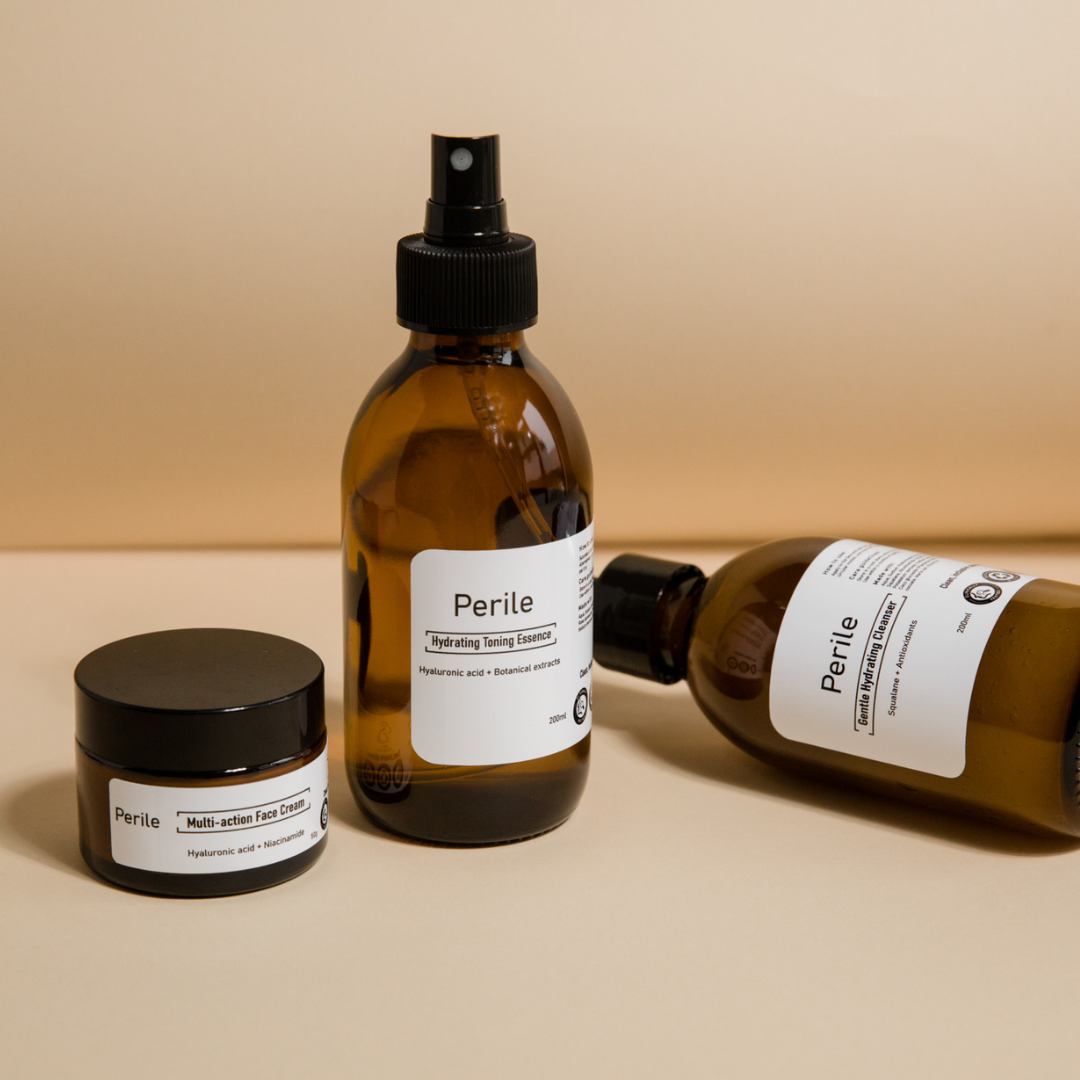 PRASADA SERUM & SKINPROTECT CREAM セット 3-step skincare set for dry skin, hydration treatment_South Africa