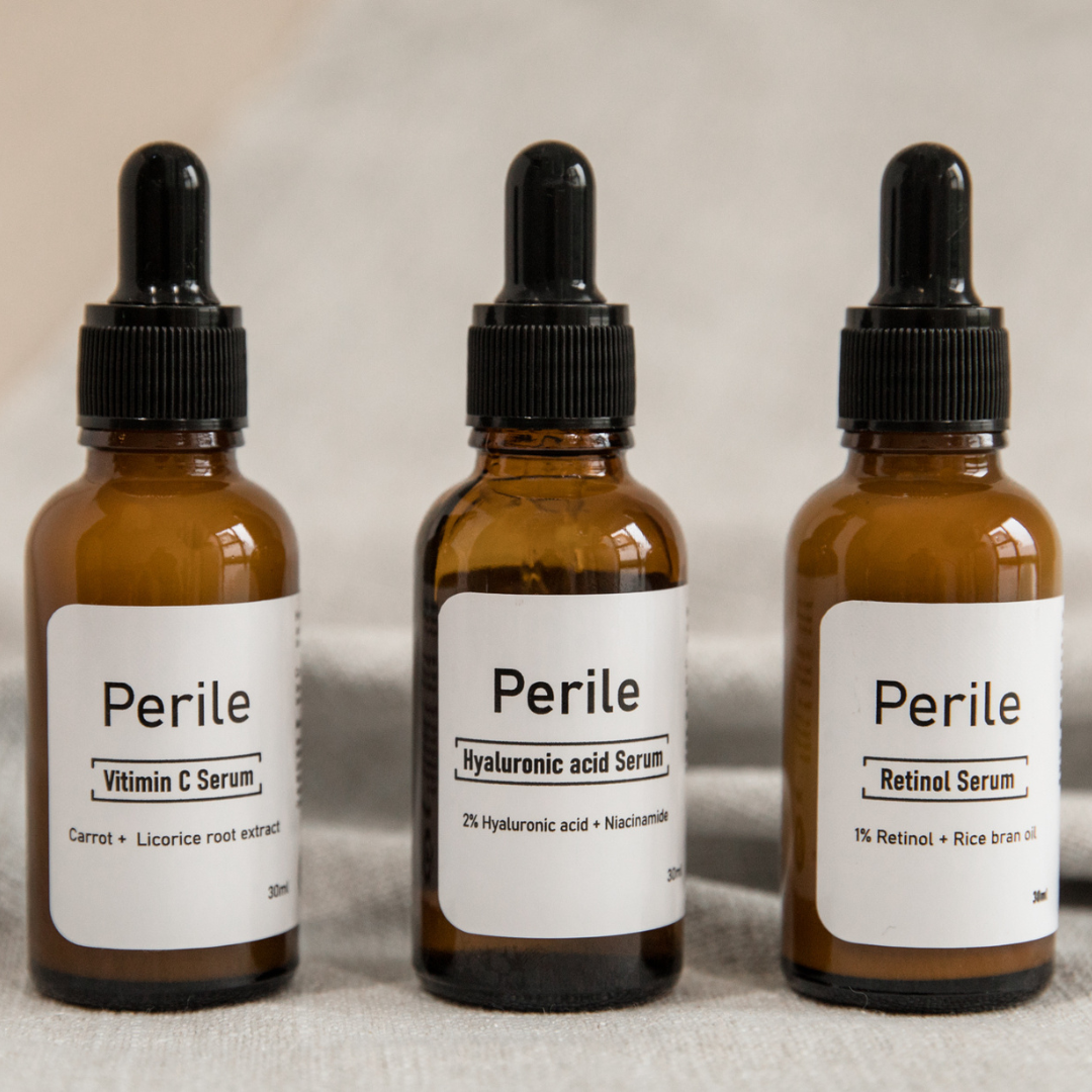Best Serum Trio for Firming, Brightening & Anti-Aging – Perile